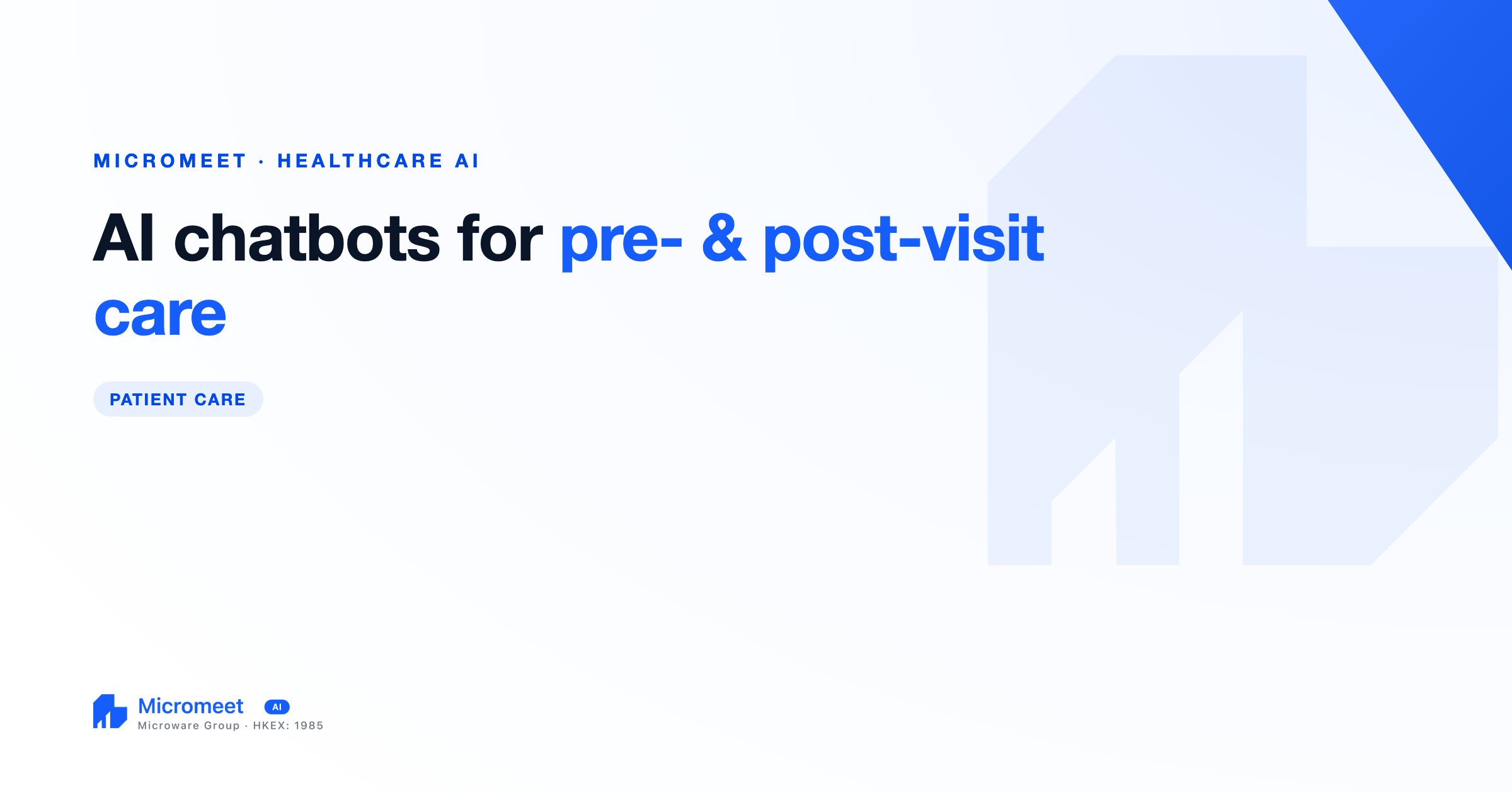 The Role of AI Chatbots in Pre-Consultation and Post-Consultation Patient Care