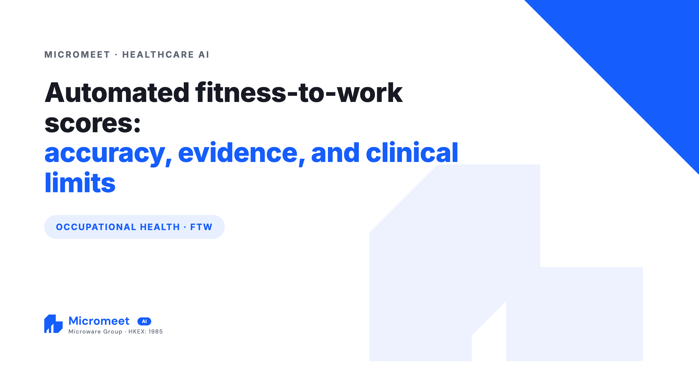 Accuracy of Automated Fitness-to-Work Scores: What 1,307 Scientific Studies Show and Don't Show