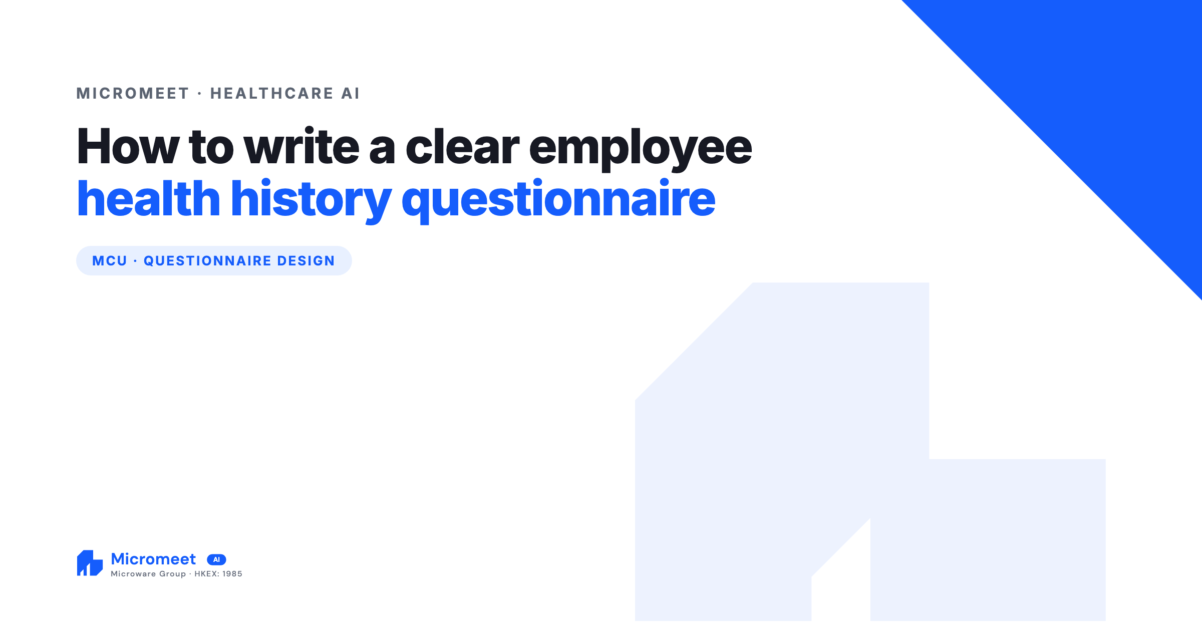 How to Write a Clear Employee Health History Questionnaire