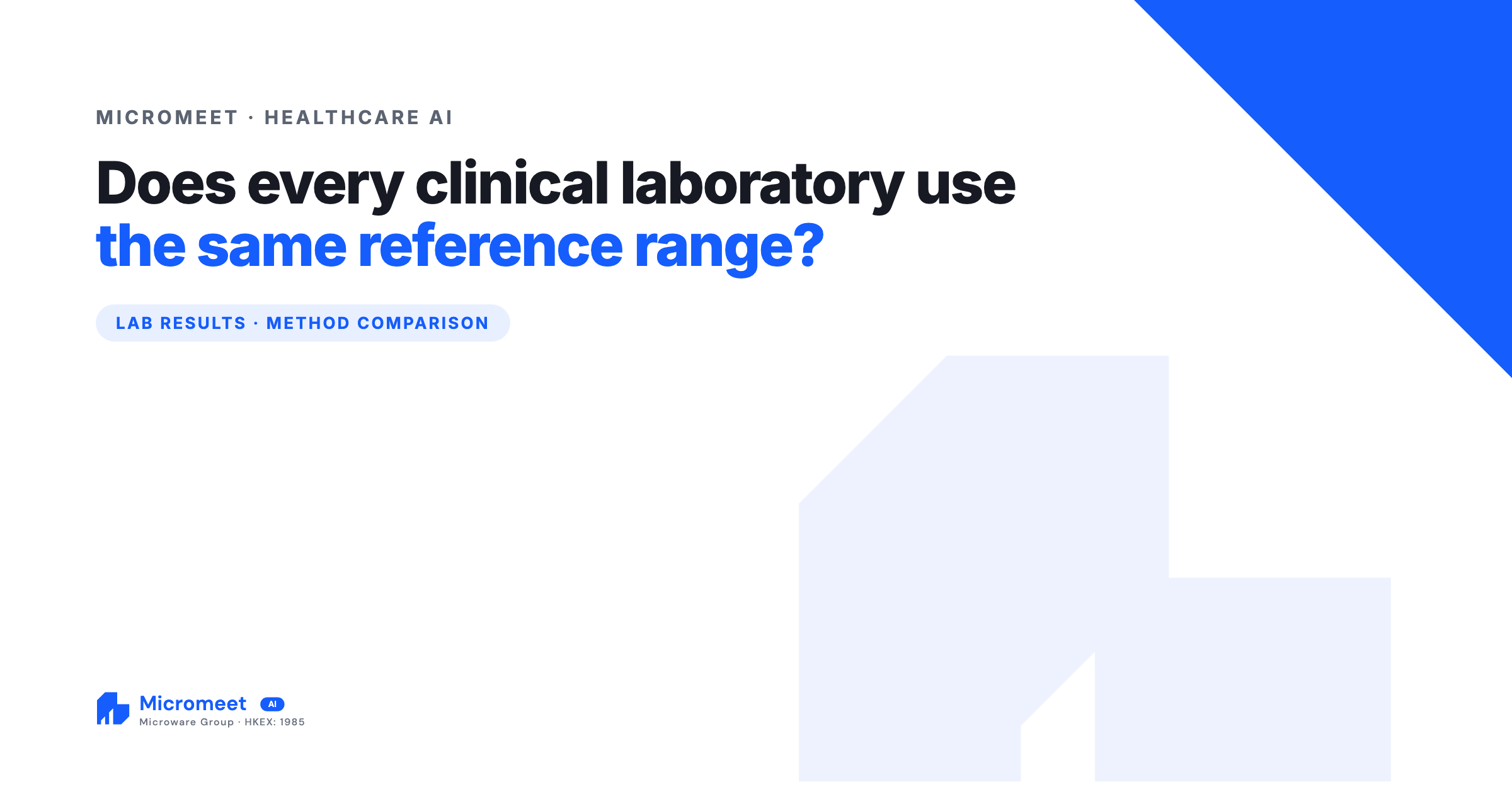 Does Every Laboratory Use the Same Reference Range?